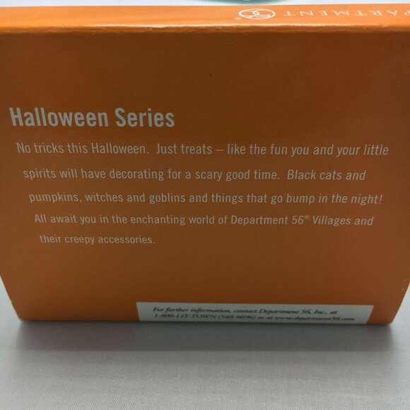 Department 56 Halloween Scenery Village Accessories Set Of 9 #56.53165 - Picture 6 of 9